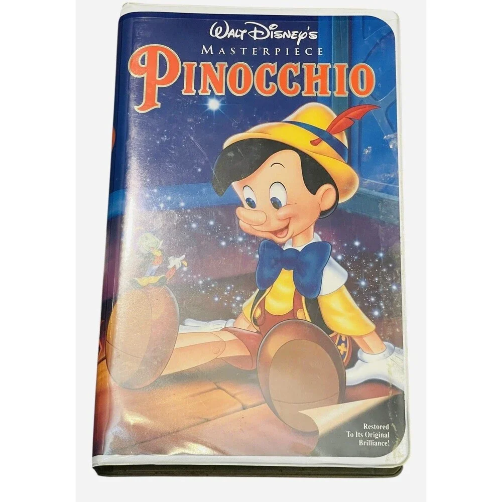 Walt Disney Masterpiece Collection Pinocchio VHS 1993